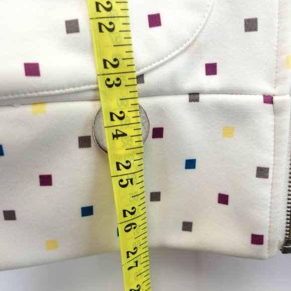 BURTON Women's White Coat Jacket LARGE Mock Neck Full Zip Long Sleeve Dry Ride - Picture 8 of 13